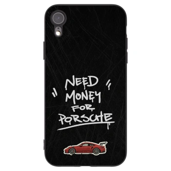 Picasee husă neagră din silicon pentru Apple iPhone XR - Dark Racer