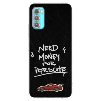 Picasee husă transparentă din silicon pentru Motorola Moto G60 - Dark Racer