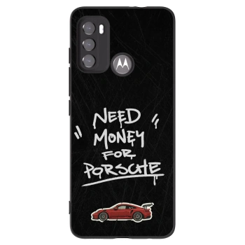 Picasee husă neagră din silicon pentru Motorola Moto G60 - Dark Racer