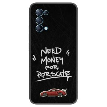 Picasee husă neagră din silicon pentru OPPO Reno 5 5G - Dark Racer