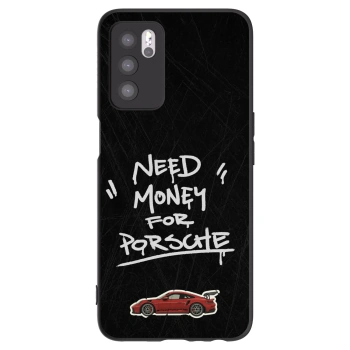 Picasee husă neagră din silicon pentru OPPO A16s - Dark Racer