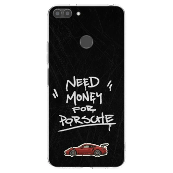 Picasee husă transparentă din silicon pentru Huawei P Smart - Dark Racer
