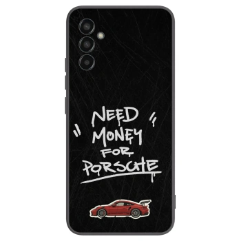 Picasee husă neagră din silicon pentru Samsung Galaxy M13 M135F - Dark Racer