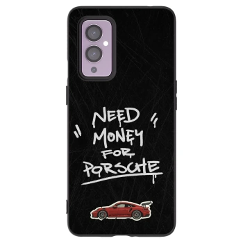 Picasee husă neagră din silicon pentru OnePlus 9 - Dark Racer