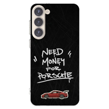 Picasee husă transparentă din silicon pentru Samsung Galaxy S23+ 5G - Dark Racer
