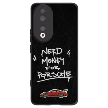 Picasee husă neagră din silicon pentru Honor 90 5G - Dark Racer