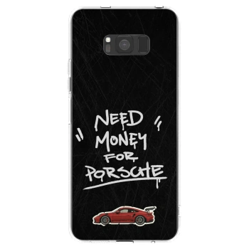 Picasee husă transparentă din silicon pentru Samsung Galaxy S8 G950F - Dark Racer
