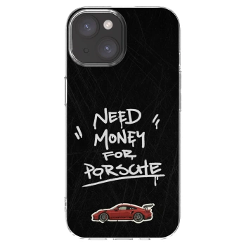 Picasee husă transparentă din silicon pentru Apple iPhone 15 - Dark Racer