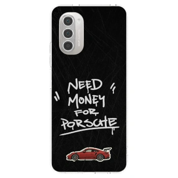 Picasee husă transparentă din silicon pentru Motorola Moto G51 - Dark Racer