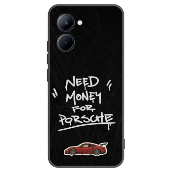 Picasee husă neagră din silicon pentru Realme C33 (2023) - Dark Racer