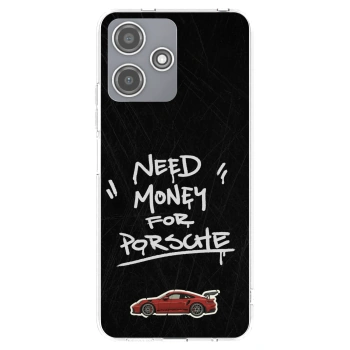 Picasee husă transparentă din silicon pentru Xiaomi Redmi 12 5G - Dark Racer