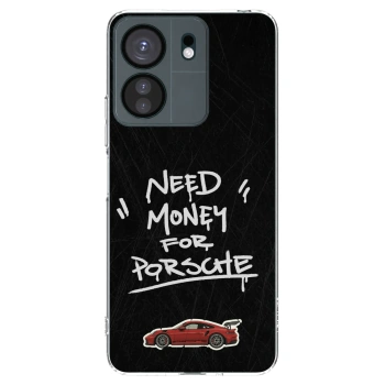 Picasee husă transparentă din silicon pentru Xiaomi Redmi 13C 4G - Dark Racer