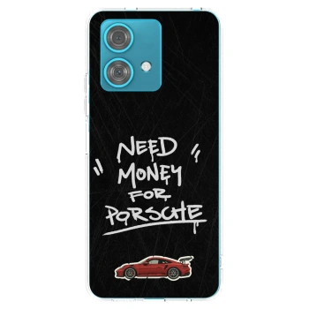 Picasee husă transparentă din silicon pentru Motorola Edge 40 Neo - Dark Racer
