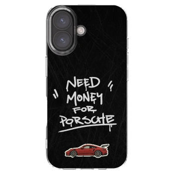 Picasee husă transparentă din silicon pentru Apple iPhone 16 - Dark Racer
