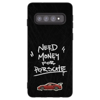 Picasee husă neagră din silicon pentru Samsung Galaxy S10 G973 - Dark Racer