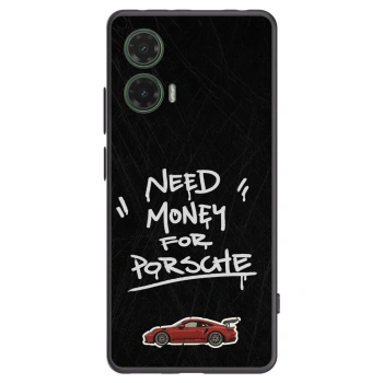 Picasee husă neagră din silicon pentru Motorola Moto G35 5G - Dark Racer