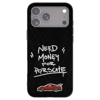 Picasee husă neagră din silicon pentru Apple iPhone 17 Pro Max - Dark Racer