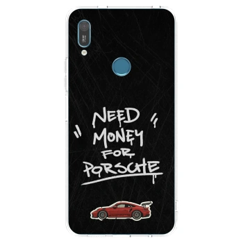 Picasee husă transparentă din silicon pentru Huawei Y6 2019 - Dark Racer