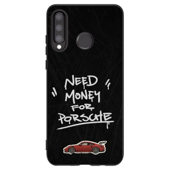 Picasee husă neagră din silicon pentru Huawei P30 Lite - Dark Racer