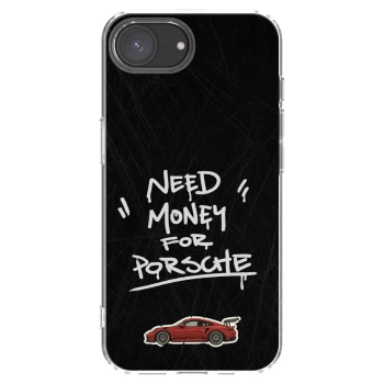 Picasee husă transparentă din silicon pentru Apple iPhone 17e - Dark Racer