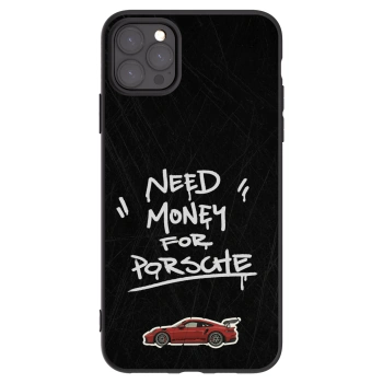 Picasee husă neagră din silicon pentru Apple iPhone 11 Pro Max - Dark Racer