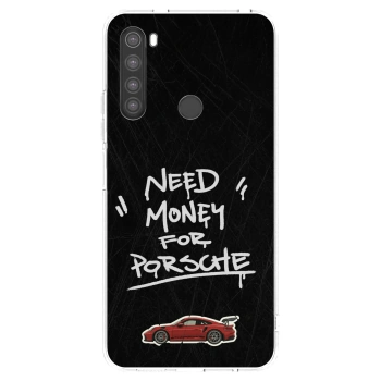 Picasee husă transparentă din silicon pentru Xiaomi Redmi Note 8 - Dark Racer