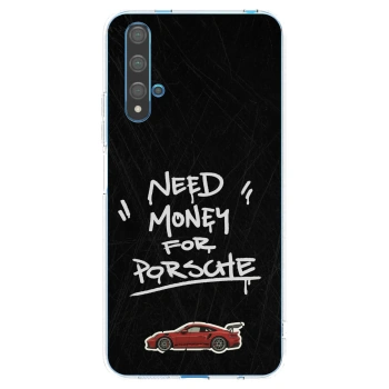 Picasee husă transparentă din silicon pentru Huawei Nova 5T - Dark Racer