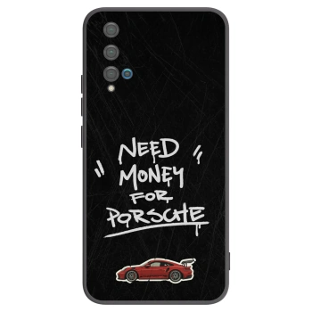 Picasee husă neagră din silicon pentru Huawei Nova 5T - Dark Racer