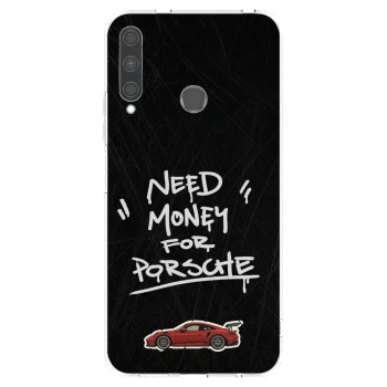 Picasee husă transparentă din silicon pentru Huawei P40 Lite E - Dark Racer