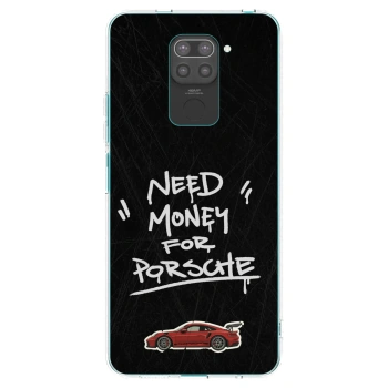 Picasee husă neagră din silicon pentru Xiaomi Redmi Note 9 - Dark Racer