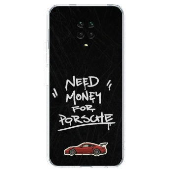 Picasee husă transparentă din silicon pentru Xiaomi Redmi Note 9S - Dark Racer