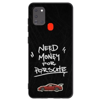 Picasee husă neagră din silicon pentru Samsung Galaxy A21s - Dark Racer