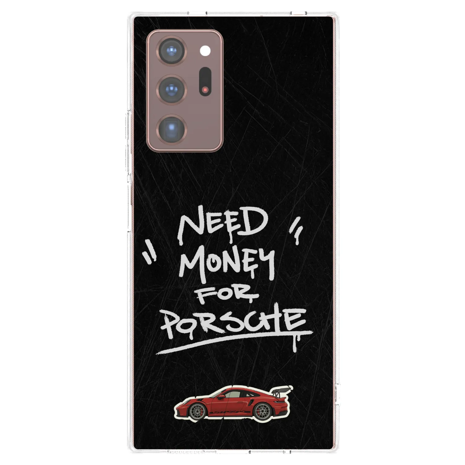 Picasee husă transparentă din silicon pentru Samsung Galaxy Note 20 Ultra - Dark Racer
