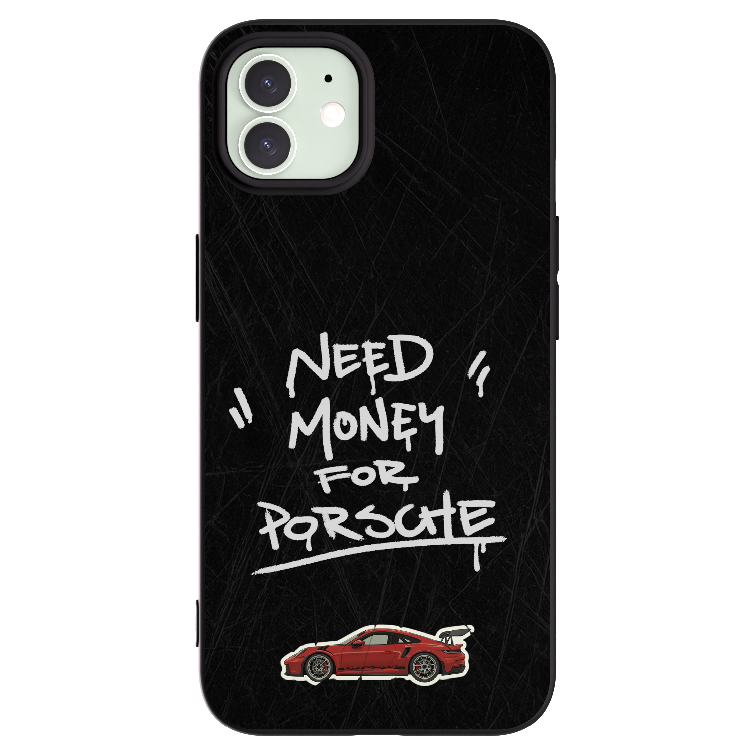 Picasee husă neagră din silicon pentru Apple iPhone 12 Pro - Dark Racer