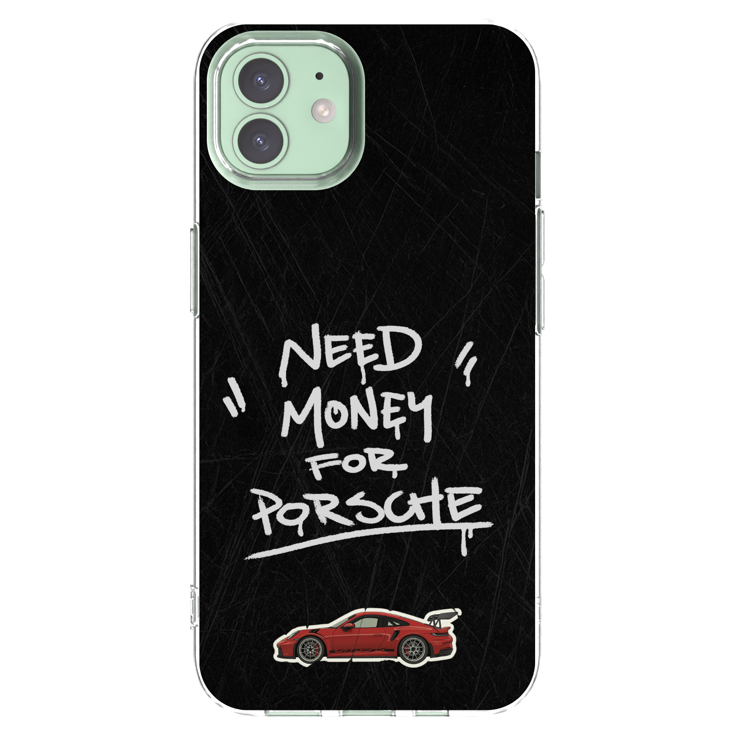 Picasee husă transparentă din silicon pentru Apple iPhone 12 Pro - Dark Racer