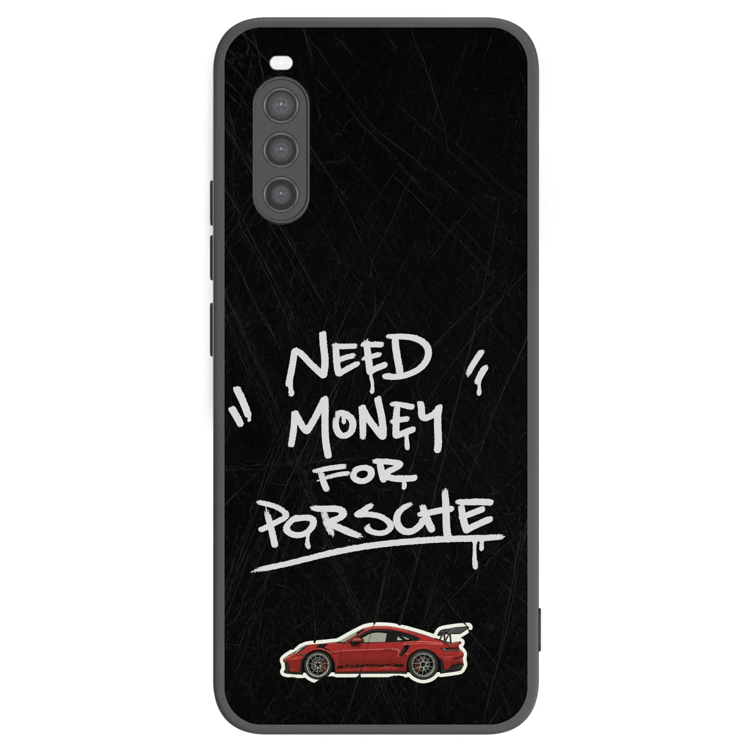 Picasee husă neagră din silicon pentru Sony Xperia 10 II - Dark Racer