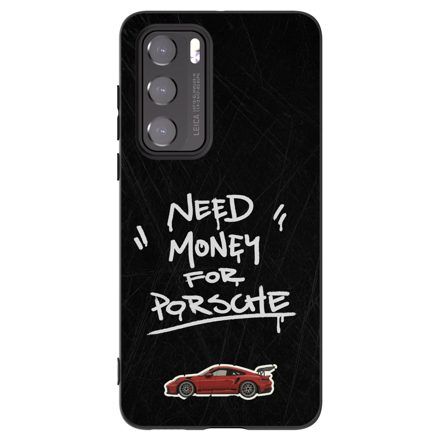 Picasee husă neagră din silicon pentru Huawei P40 - Dark Racer