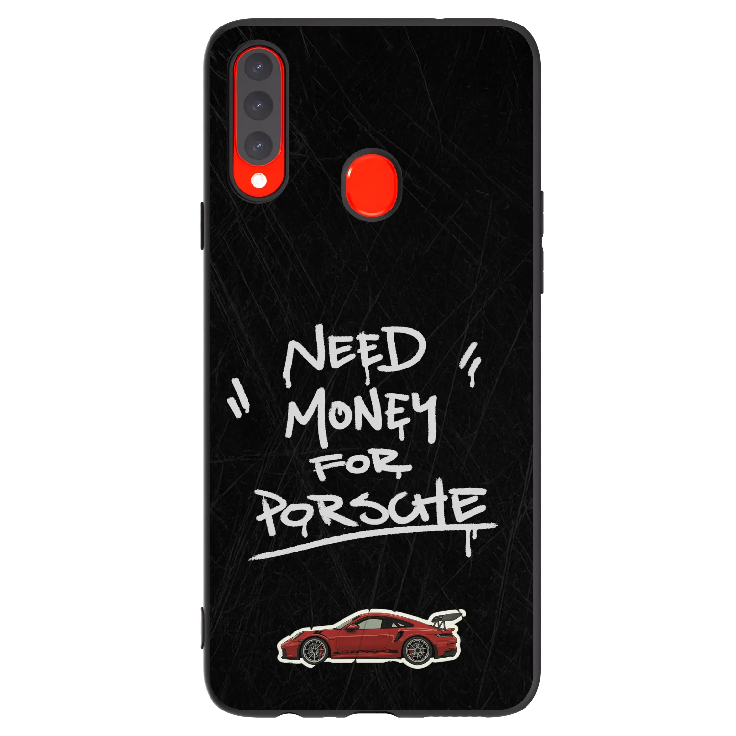 Picasee husă neagră din silicon pentru Samsung Galaxy A20s - Dark Racer