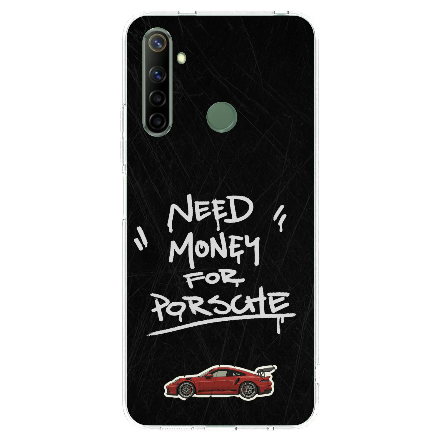Picasee husă transparentă din silicon pentru Realme 6i - Dark Racer