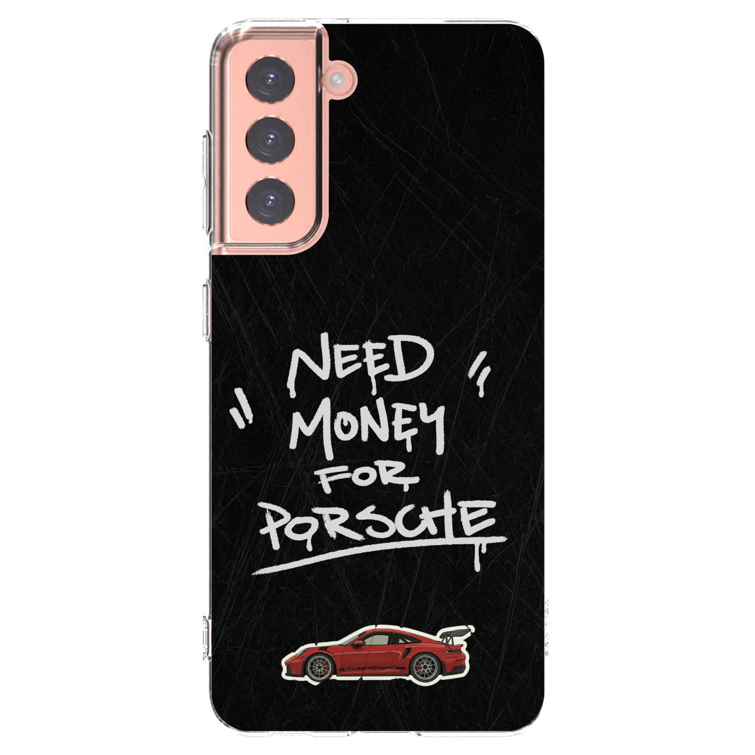 Picasee husă transparentă din silicon pentru Samsung Galaxy S21 5G G991B - Dark Racer