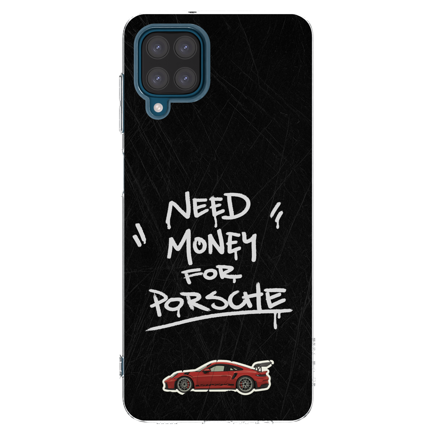 Picasee husă transparentă din silicon pentru Samsung Galaxy A12 A125F - Dark Racer