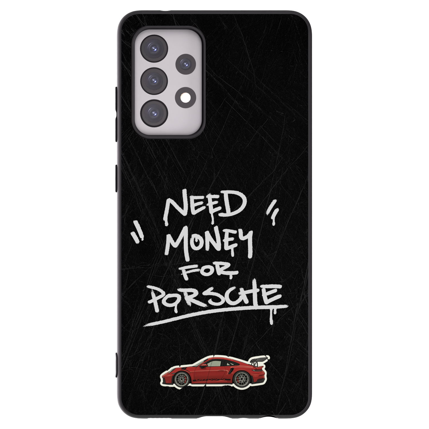 Picasee husă neagră din silicon pentru Samsung Galaxy A52 5G A525F - Dark Racer