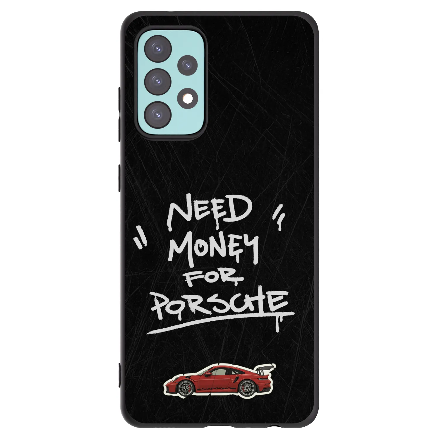 Picasee husă neagră din silicon pentru Samsung Galaxy A72 A725F - Dark Racer