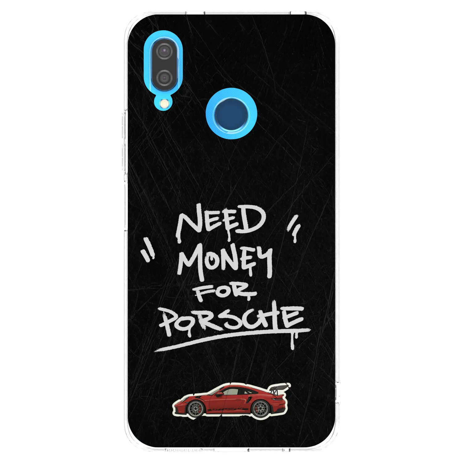 Picasee husă transparentă din silicon pentru Huawei P20 Lite - Dark Racer