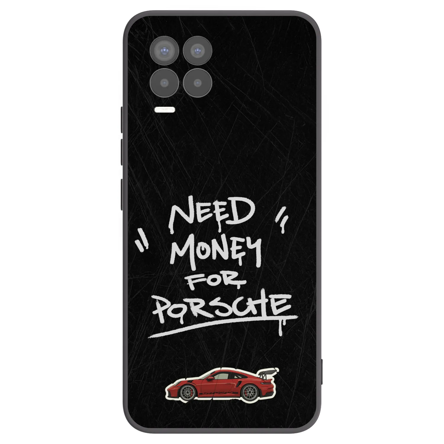 Picasee husă neagră din silicon pentru Realme 8 Pro - Dark Racer