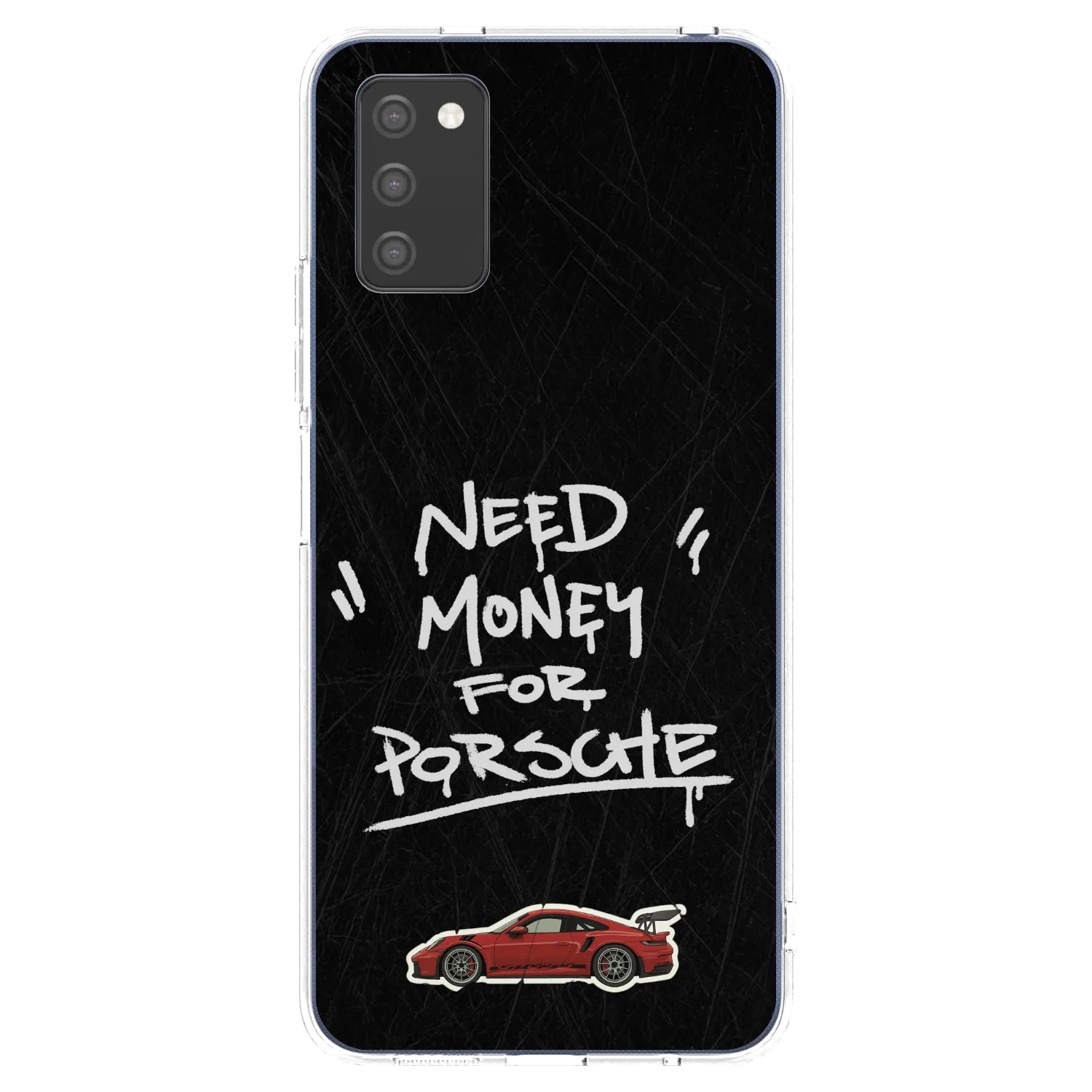 Picasee husă transparentă din silicon pentru Samsung Galaxy A02s A025G - Dark Racer