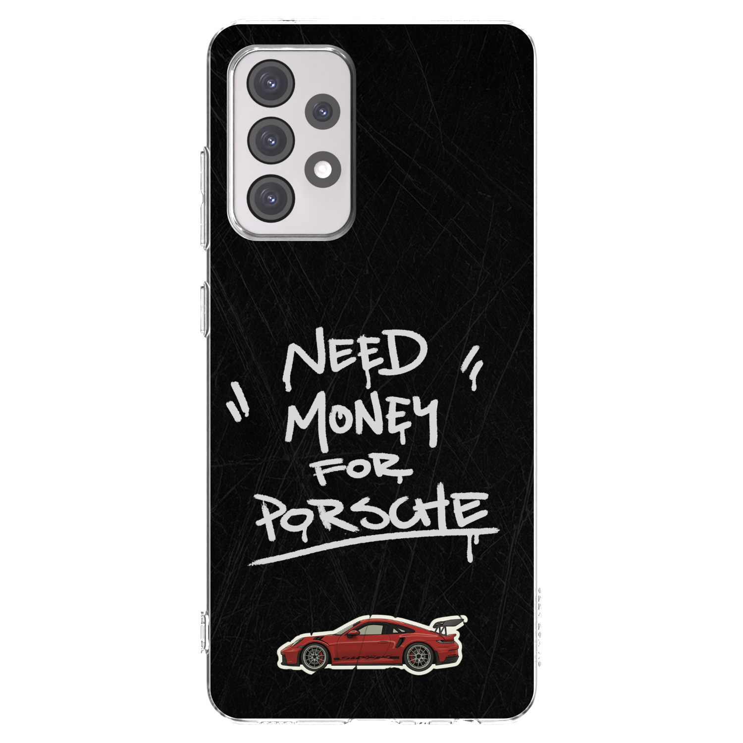 Picasee husă transparentă din silicon pentru Samsung Galaxy A52s 5G A528B - Dark Racer