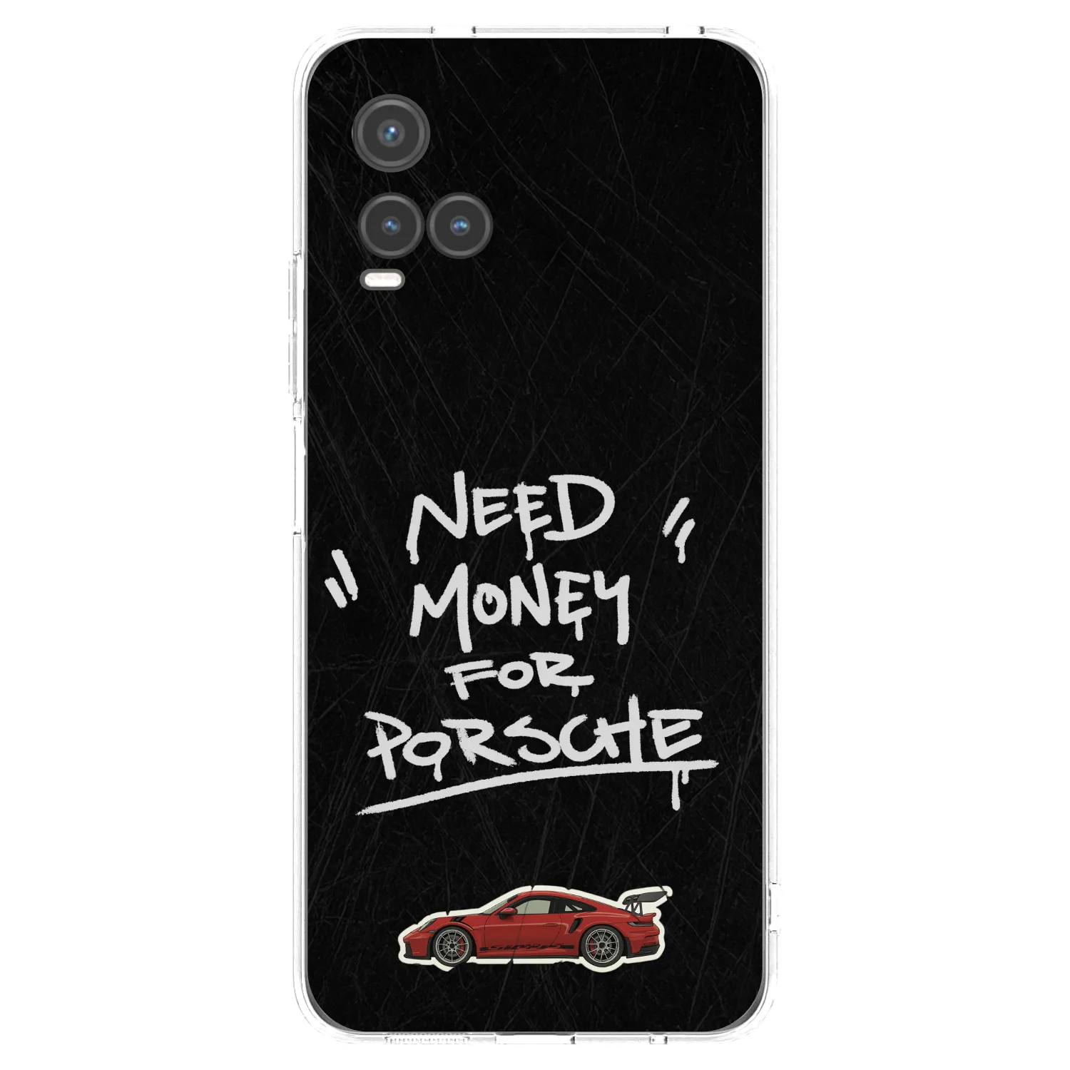 Picasee husă transparentă din silicon pentru Vivo Y33s - Dark Racer