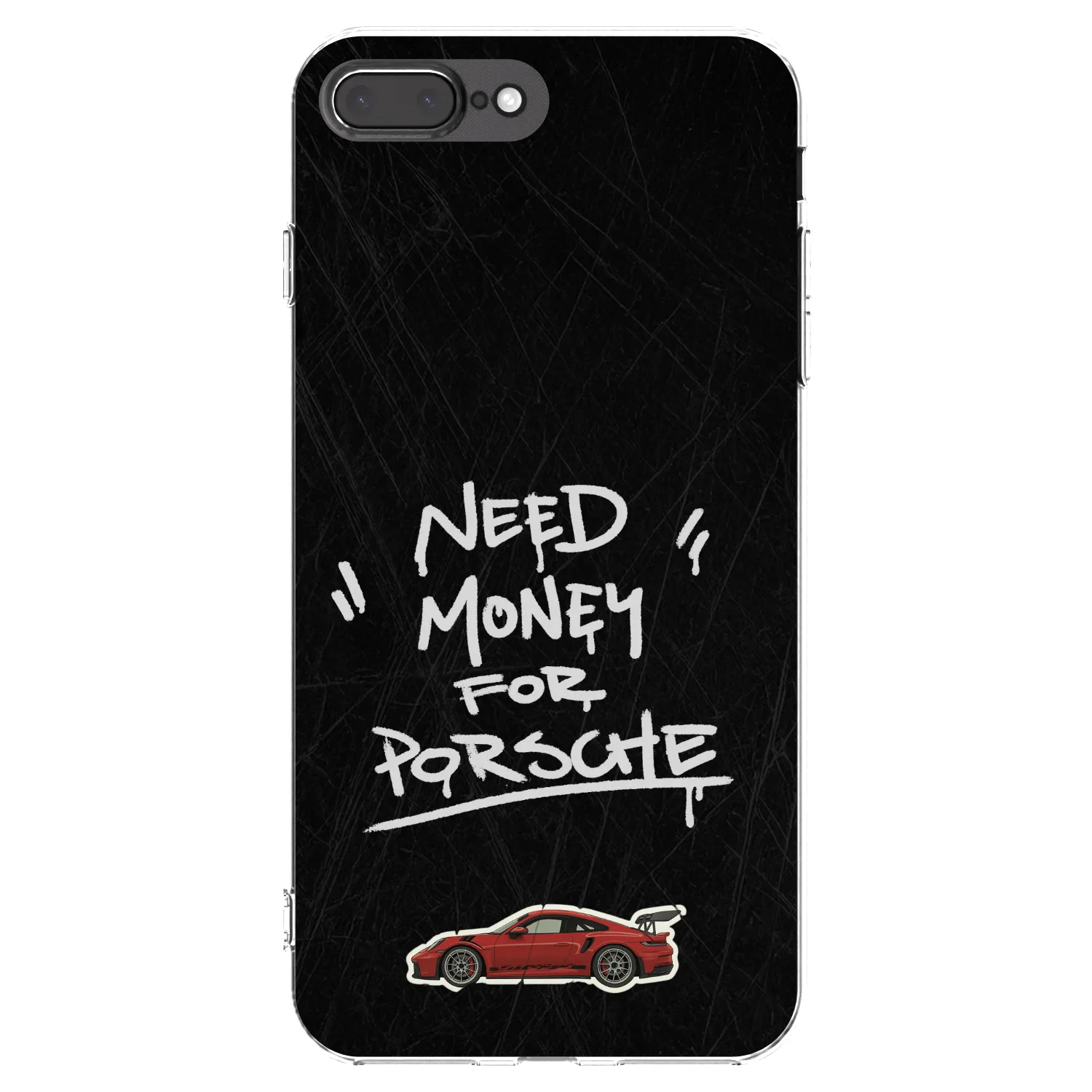 Picasee husă transparentă din silicon pentru Apple iPhone 7 Plus - Dark Racer