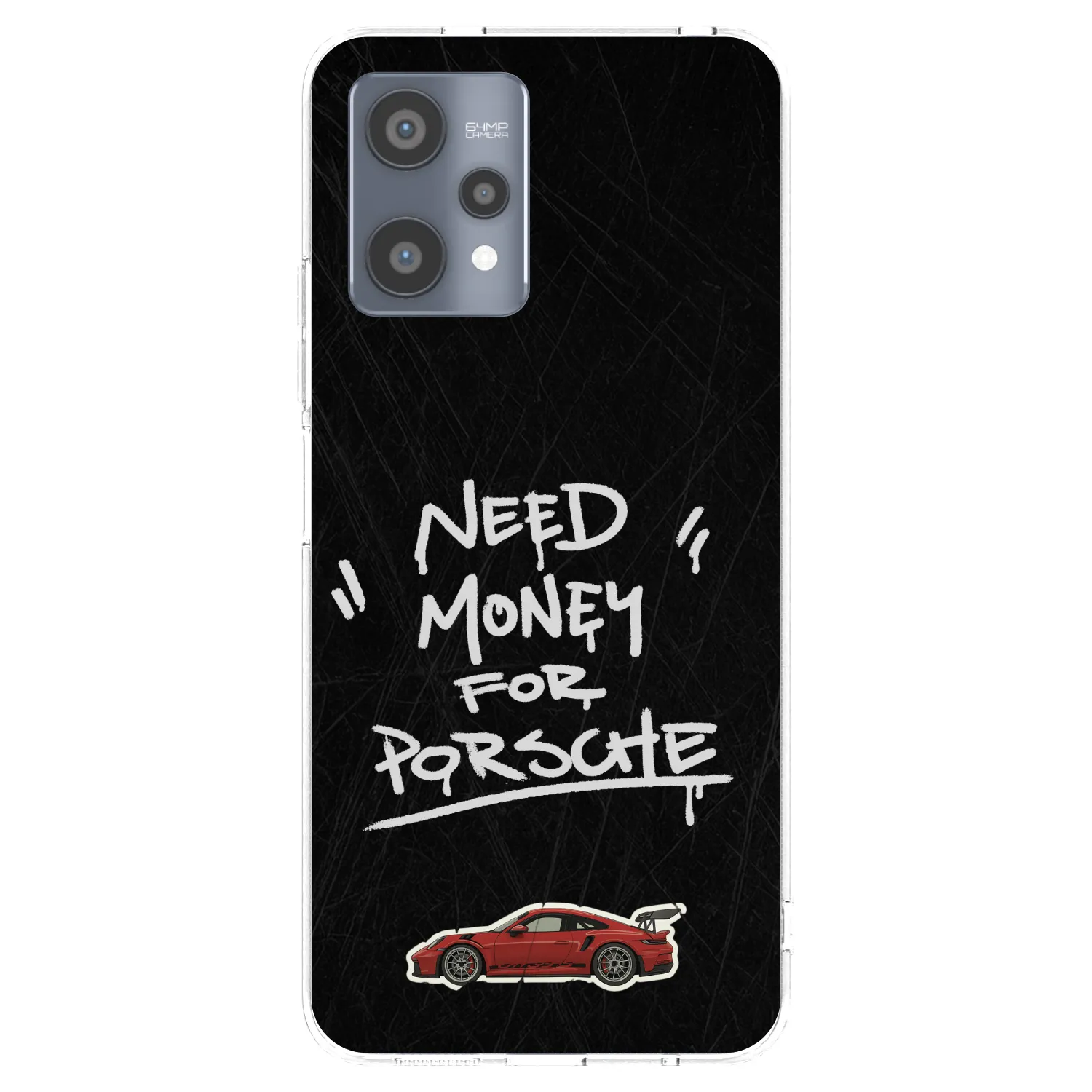 Picasee husă transparentă din silicon pentru Realme 9 Pro 5G - Dark Racer